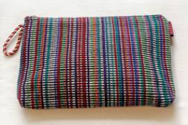 Geld Tasche - Vielzweck Beutel - Handgewebt - 28x18cm - Baumwolle - Project Nepal #1 - Bild vergrern 