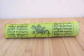 25 Buddhistische Gebetsfahnen - Windpferd Lungta - Größe M - NEPAL - Bild vergrößern