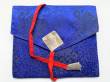 Tibet Buch H&uuml;lle - eBook Tasche - Endloser Knoten - blau - Nepal
