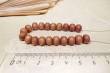 20 duftende Sandelholz Perlen - 8mm � - Sandalwood - NEPAL