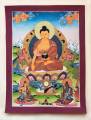 Thangka BUDDHA Shakyamuni Gautama - handgemalt - Nepal - Tibet
