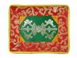 Tibetische Decke - Altardecke - Brokat - Dorje Vajra - grün - Nepal