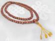 Sandelholz Mala Gebetskette - verstellbar - Guru Perle mit Stupa  - Nepal - Tibet