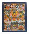 Thangka - Buddha`s Leben - Buddha Story - handgemalt - Nepal 