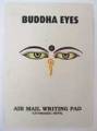 Schreibblock Briefblock Buddha Eyes - Lokta / Reispapier aus Nepal