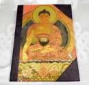 Notizbuch Buddha - Tagebuch mit Stoffeinband - 21x15cm - Lokta / Reispapier - Nepal 