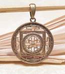 Anhänger Mandala - 5 Metalle Amulett - Handarbeit aus Nepal
