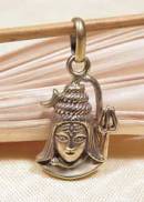 Anhänger Lord Shiva mit Dreizack - 5 Metalle Amulett - Handarbeit Nepal