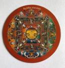 Magnet Buddha Mandala - Kühlschrankmagnet - Metallpinnwand - Nepal