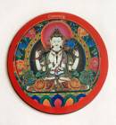 Magnet Buddha Chenrezig - Kühlschrankmagnet - Metallpinnwand - Nepal