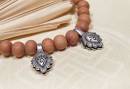 Mala Clip - 2 Stück - Lotosblüte - Schmuck für die Gebetskette - Lotus - Nepal