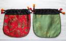 Schmucktasche aus Brokat  2 Stück  Geschenkverpackung  18x17cm - Nepal #3
