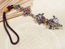 Glücksbringer Schutz Amulett - Dorje Vajra - Endloser Knoten - Nepal - Tibet
