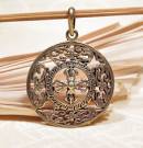 Anhänger Doppeldorje - 5 Metalle Amulett - Vajra - Handarbeit aus Nepal