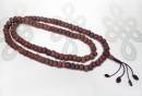 Gebetskette - Alte polierte Rudraksha Perlen - Mala - Shivas Auge - Mahakala - NEPAL 