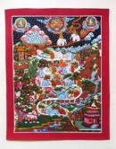 Thangka - Way to Heaven - selten - handgemalt - Nepal - Tibet 