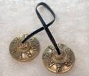 Zimbeln mit Tibet  Mantra - Om Mani Padme Hum - Tingsha - Nepal
