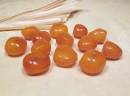 Amber Resin Bernstein - 3 Stück - PERLEN - Nepal TIBET