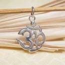 Anhänger OM - AUM - 925 Sterling Silber - Nepal