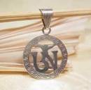 Anhänger OM - AUM - 925 Sterling Silber - Nepal
