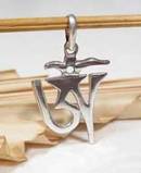 Anhänger Tibetisches OM - 925 Sterling Silber - Nepal