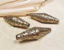 Tibetische PERLE - ziseliertes Messing - Cone - NEPAL