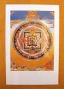 THANGKA POSTKARTE Kalachakra Mantra