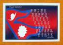 Nepali Alphabet - Devanagari - Postkarte aus Nepal