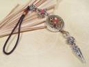 Glücksbringer Schutz Amulett - Phurba - Dorje Vajra - Endloser Knoten - Nepal - Tibet