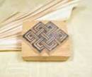 HOLZSTEMPEL - MOTIV - Endloser Knoten - NEPAL - TIBET