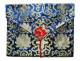 Tibet Buch Hlle XL - A4 Format - Laptop Tasche - Lotus Brokat - blau - Nepal