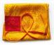 TUCH - Buchumschlag f�r B�cher und Texte - goldgelb - Nepal Tibet