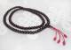 Rosenholz Mala � Buddhistische Gebetskette � verstellbar - roter Sch�tzerknoten - Nepal