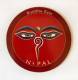 Magnet  Buddha Augen - Khlschrankmagnet - Metallpinnwand - Nepal
