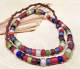 Nagaland TRADEBEADS - 1 Strang - Kette - alte Glasperlen - WEISSES HERZ - Nepal 