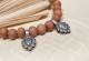 Mala Clip - 2 Stck - Lotosblte - Schmuck fr die Gebetskette - Lotus - Nepal