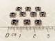Zwischenperle Spacer - versilbert - 10 Stck
