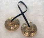 Zimbeln mit Tibet  Mantra - Om Mani Padme Hum - Tingsha - Nepal