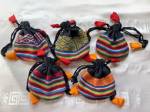 5 Schmuck-Beutel - 100% Baumwolle - Geschenkbeutel Gr. S - Handarbeit - Nepal