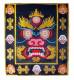 Mahakala - der Besch�tzer - Altardecke - Wandbehang aus Brokat - Nepal
