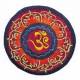 Gestickter Aufn�her - Patch - OM AUM Symbol im Lotuskranz - Nepal