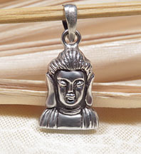Kleiner Buddha Anh�nger - Handarbeit - 925er Sterling Silber - NEPAL