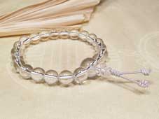 BUDDHA ARMBAND - Himalaya Bergkristall - Guru Perle und Stupa