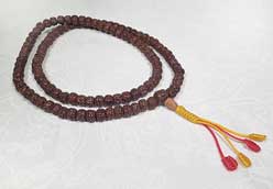 Gebetskette - alte Rudraksha Perlen - Shivas Auge - NEPAL